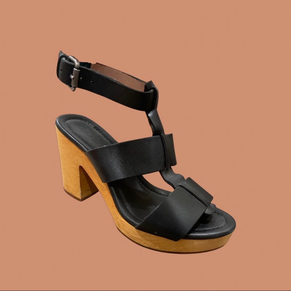 Madewell Strappy Wooden Platforms